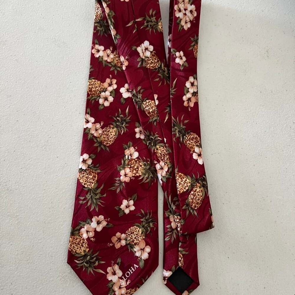 Men's Red and Burgundy Accessory